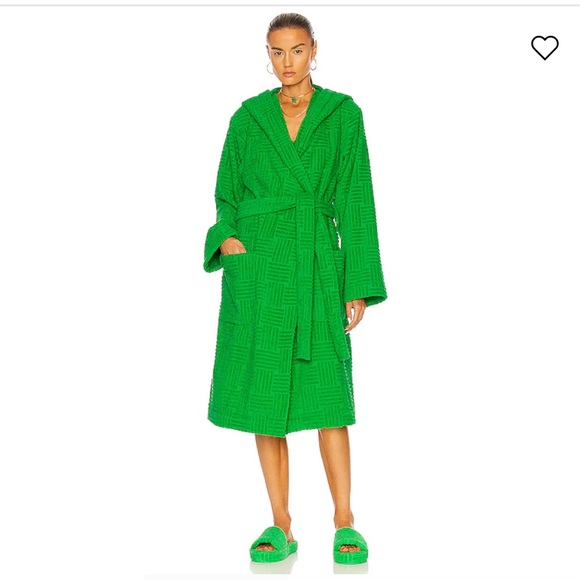 Bottega Veneta Other - Green Bottega Veneta hooded bathrobe large